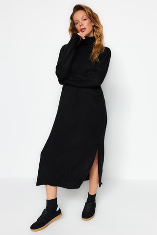 Vestido-camisola - Preto