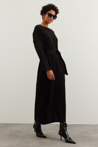 Vestido-camisola Preto