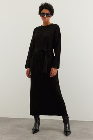 Vestido-camisola Preto