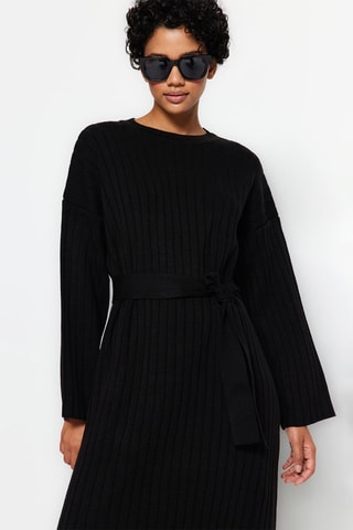 Vestido-camisola Preto