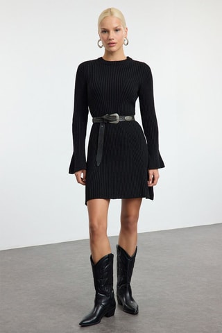 Vestido-camisola - Preto