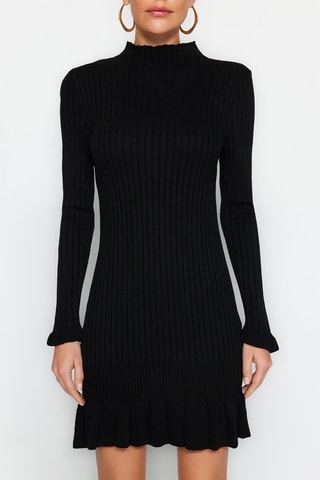 Vestido-camisola Preto