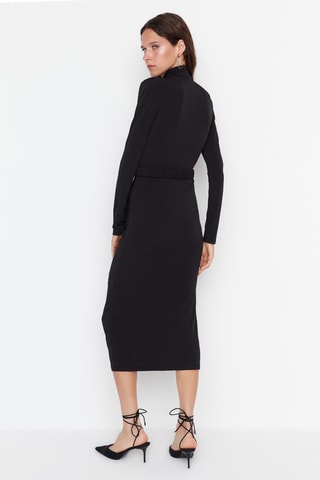 Vestido justo Preto