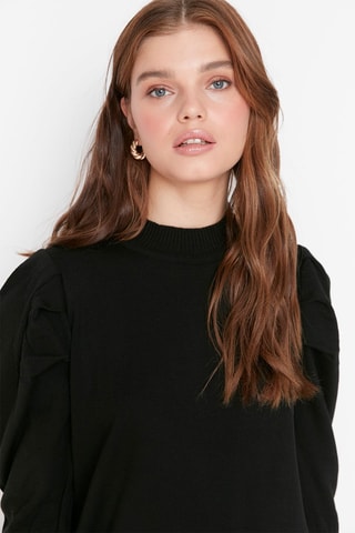 Vestido-camisola Preto