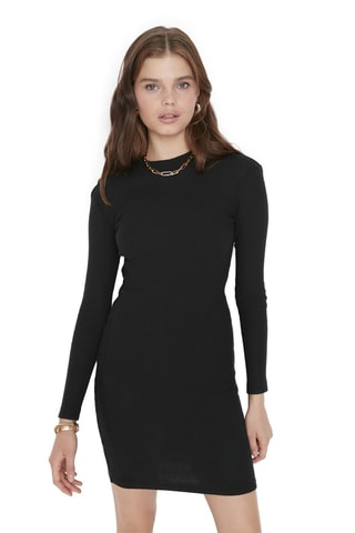 Vestido justo Preto