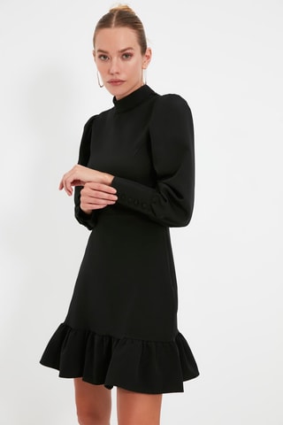 Vestido trapézio Preto