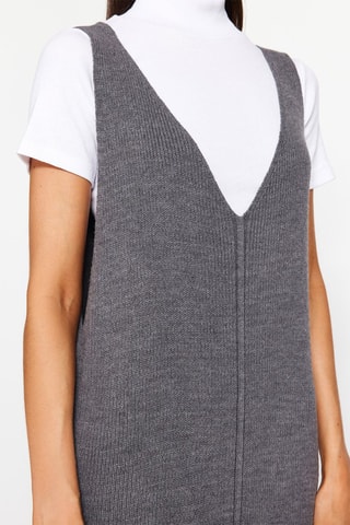 Vestido midi Antracite