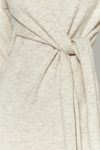 Vestido-camisola Bege­mesclado