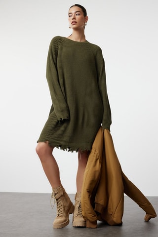 Vestido-camisola - Preto