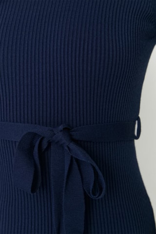 Vestido midi Azul-marinho