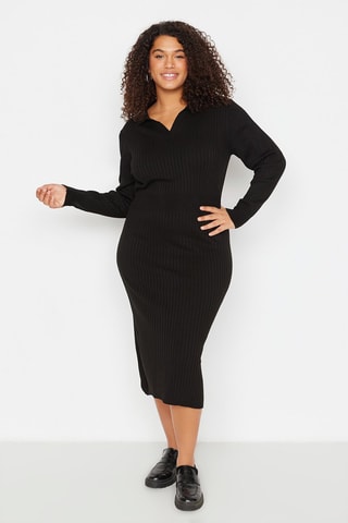 Vestido-camisola Preto