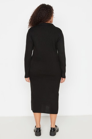 Vestido-camisola Preto