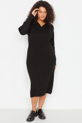 Vestido-camisola Preto