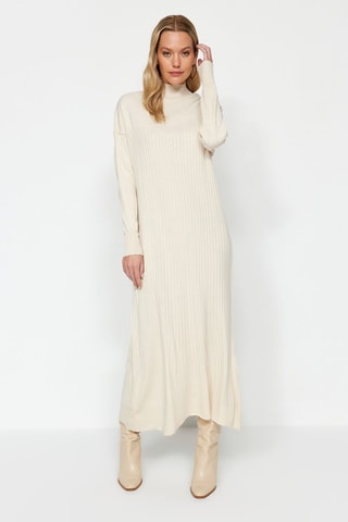 Vestido comprido - Creme