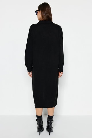 Vestido-camisola Preto
