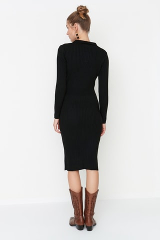 Vestido-camisola Preto