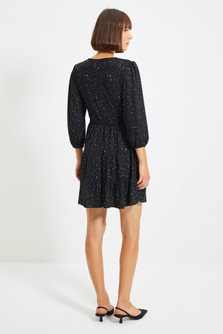 Vestido estilo patinadora - Preto