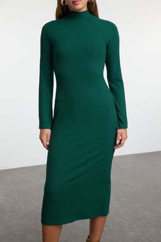 Vestido justo - Verde-esmeralda
