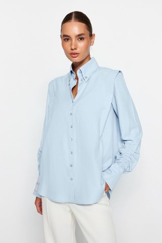 Camisa - Azul-claro
