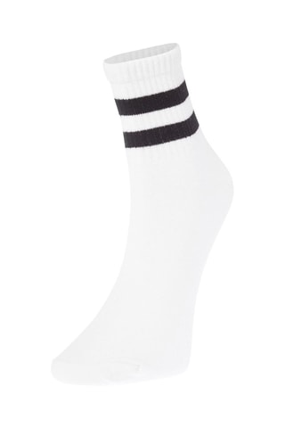 5 pares de meias - Preto e branco