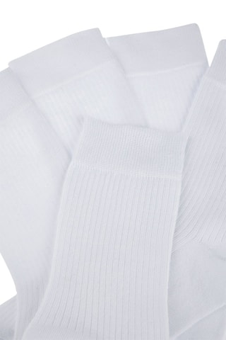 5 pares de meias - Branco