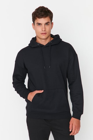 Sweat com capuz Preto
