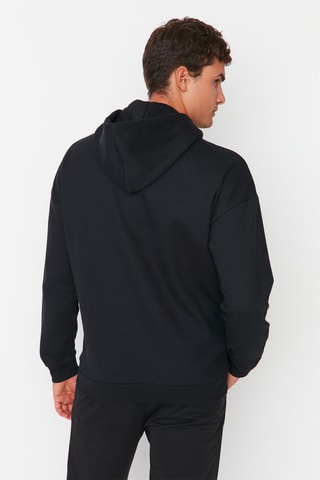 Sweat com capuz Preto