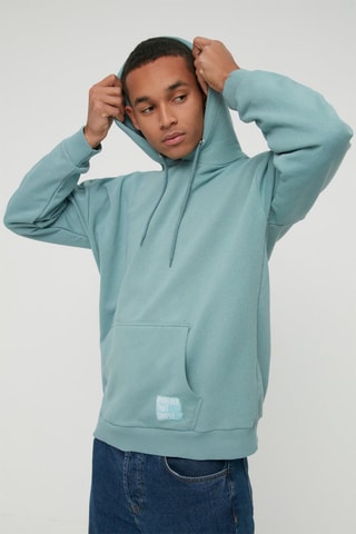 Sweat com capuz - Azul