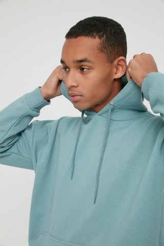 Sweat com capuz - Azul