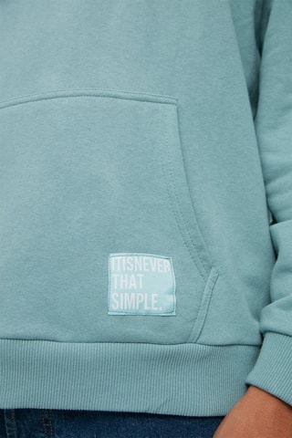 Sweat com capuz - Azul