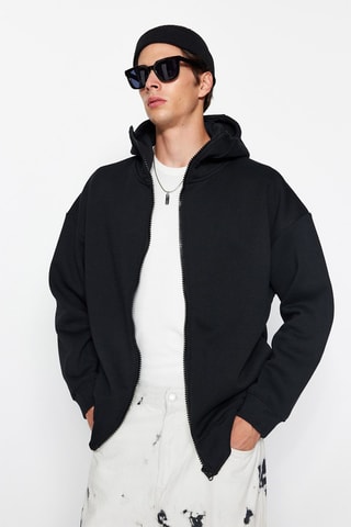 Sweat com capuz Preto