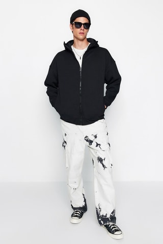 Sweat com capuz Preto
