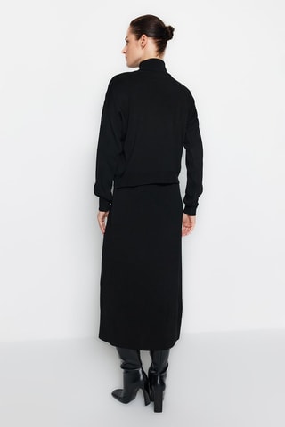 Camisola e saia Preto