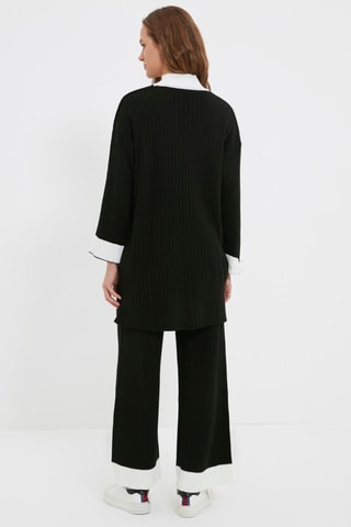 Camisola e calças - Preto