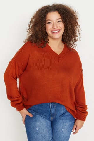 Camisola - Vermelho-tijolo