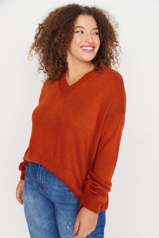 Camisola - Vermelho-tijolo