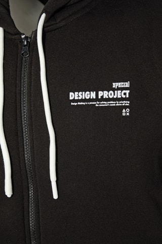 Sweat com capuz - Preto