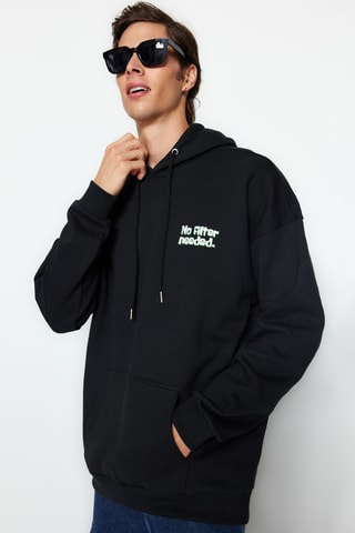 Sweat com capuz - Preto