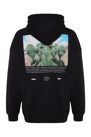 Sweat com capuz - Preto