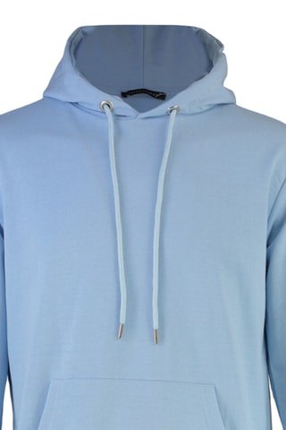 Sweat com capuz - Azul-celeste
