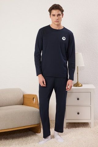 Pijama - Azul-marinho