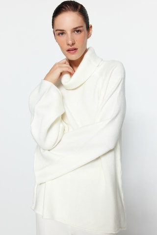 Camisola oversize - Cru