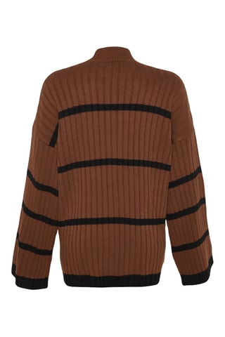 Camisola oversize - Castanho