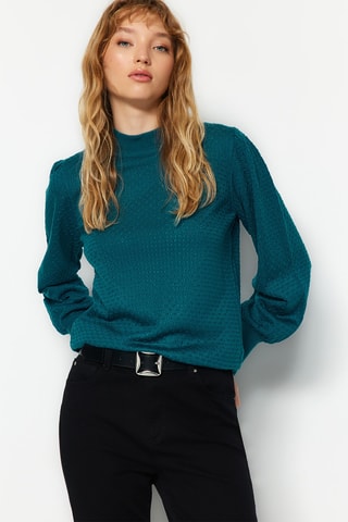 Camisola - Azul-petróleo