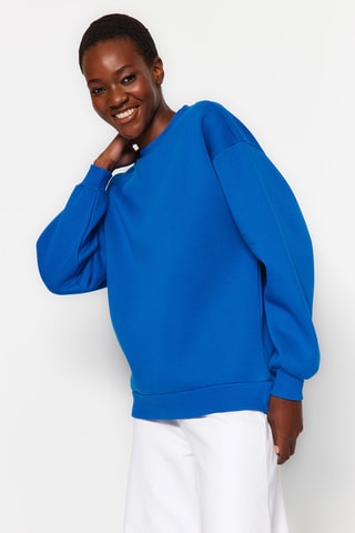 Sweat oversize - Azul-real