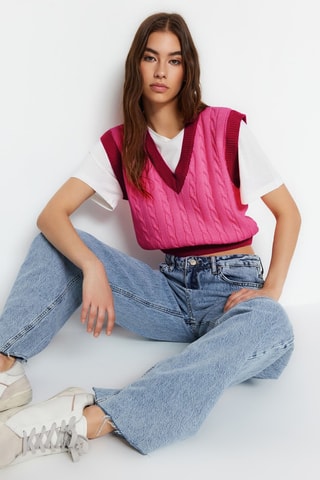 Camisola sem mangas - Rosa