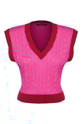 Camisola sem mangas - Rosa