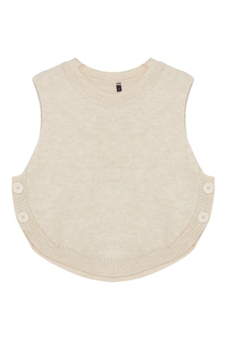 Camisola sem mangas - Cru