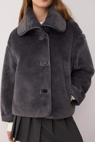 Casaco de malha oversize - Antracite