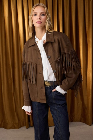 Casaco oversize - Castanho